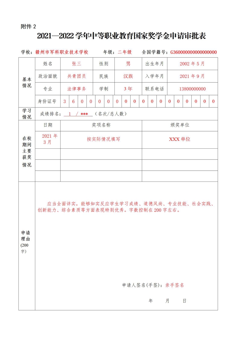 中等职业教育国家奖学金评审暂行办法(图2)